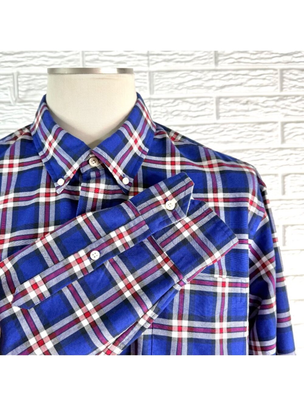 Daniel Cremieux Classics Mens Plaid Long Sleeve Button Down Shirt Sz Extra Large